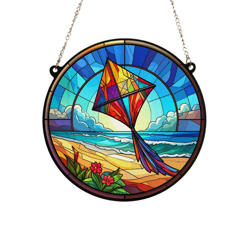 Kite Stained Glass Effect Suncatcher